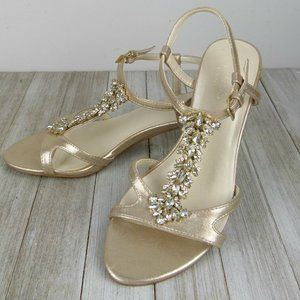 David's Bridal - KARINA - Champagne Size 5.5